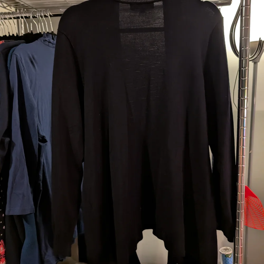 89th & Madison Midnight Blue Long Sleeve Open Front Cardigan Size 2X - Picture 10 of 10